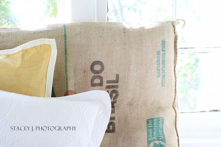 Coffee Sack Pillows Just Stacey J